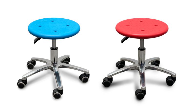 Hocker SLIMPSIT, PU Sitz in 2 Farben